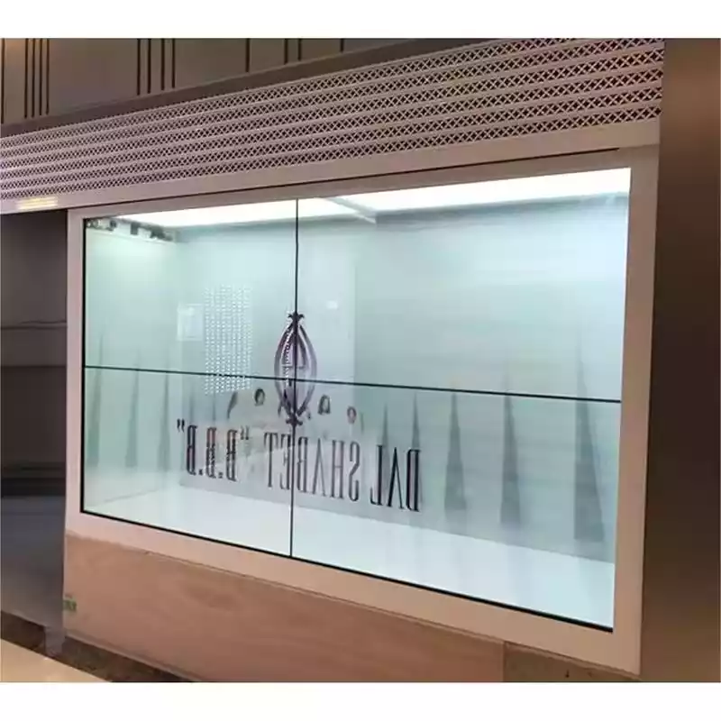 Fabricación de tienda OLED transparente inteligente